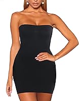 Vista 1 de Fajas sin tirantes para debajo de los vestidos, fajas para el vestido con control de abdomen, ropa