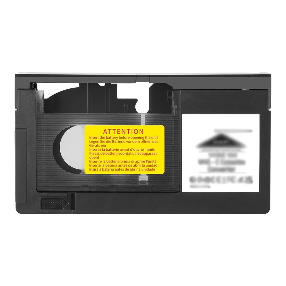 Convertidor de VHS a digital, adaptador de casete VHS-C, para videograbadoras estándar y flujos de trabajo de digitalización