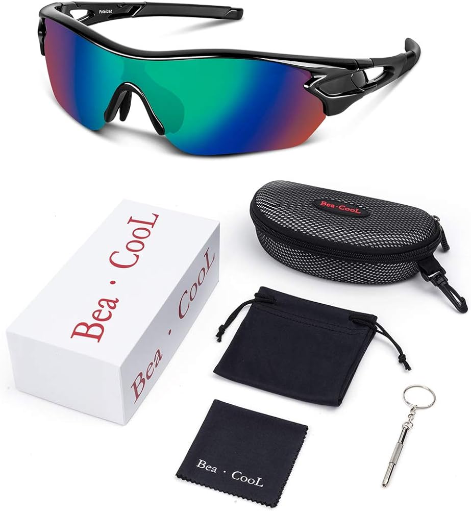 Miniatura 7 de Lentes de sol polarizados para hombres y mujeres jóvenes de béisbol ciclismo correr conducir pesca golf motocicletas lentes TAC UV400