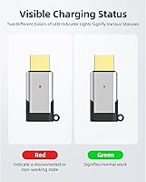 Vista 3 de ARKTEK Adaptador USB C a Lightning – Transferencia de datos de carga rápida OTG – Adaptador USB tipo C compatible con iPhone 16 15 Series, Galaxy