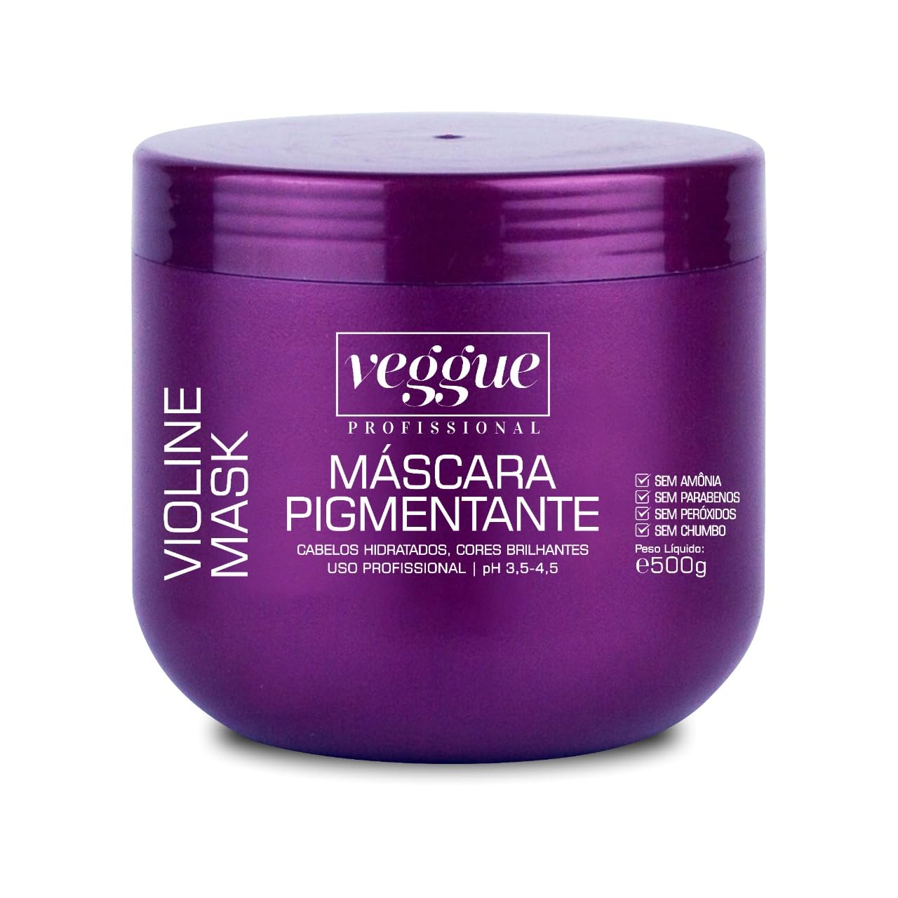 Máscara Matizadora Roxa/Violine, Roxo, Veggue,500ml | Amazon.com.br