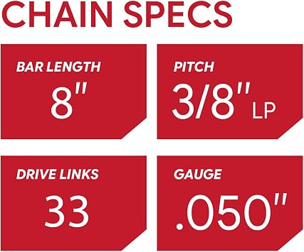 3-Pack Pole Saw Chain 3/8