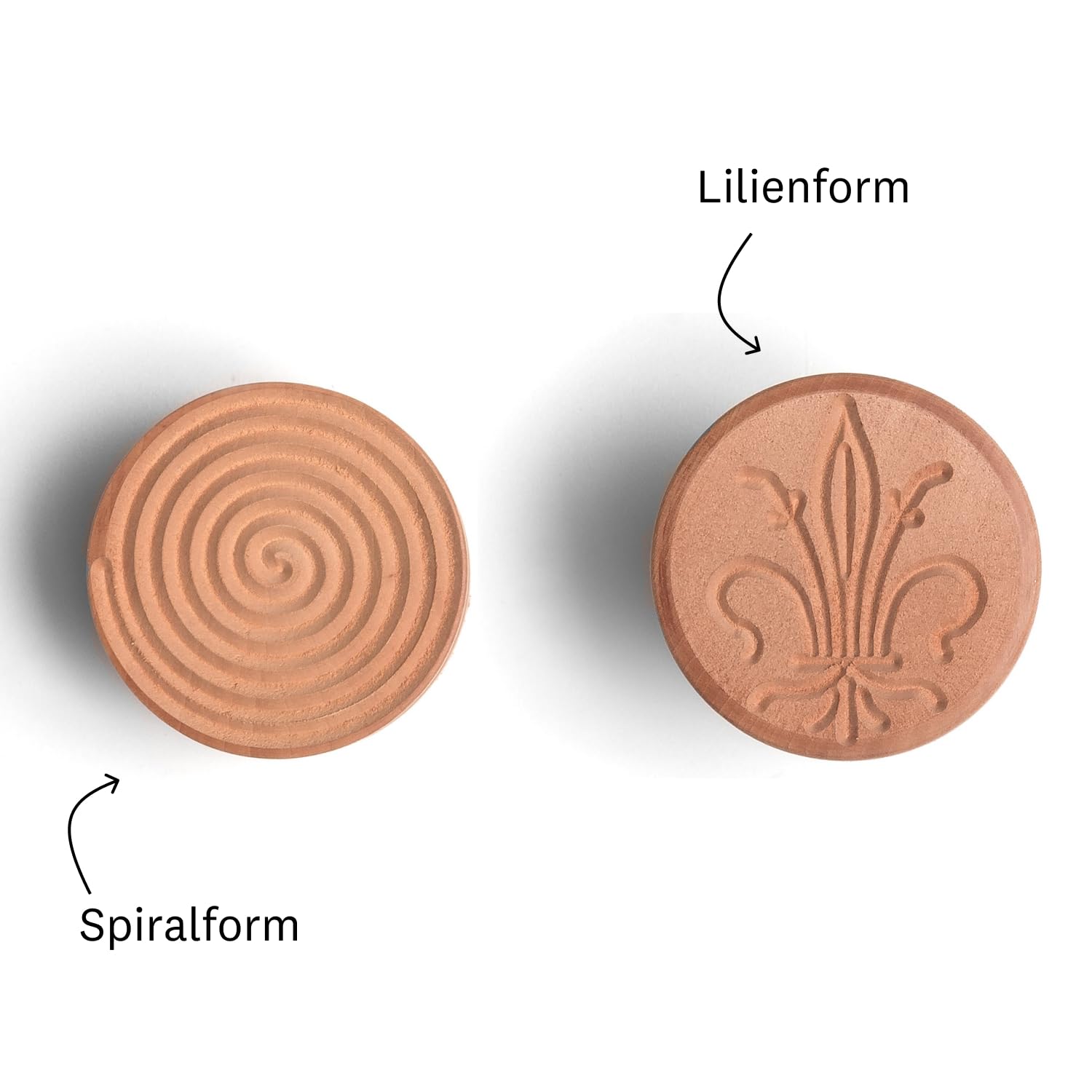 Marcato Corzetti Mold Kit, Fresh Pasta Stamps, Sun Shape Flower Shape, Solid Wood, Made in Italy