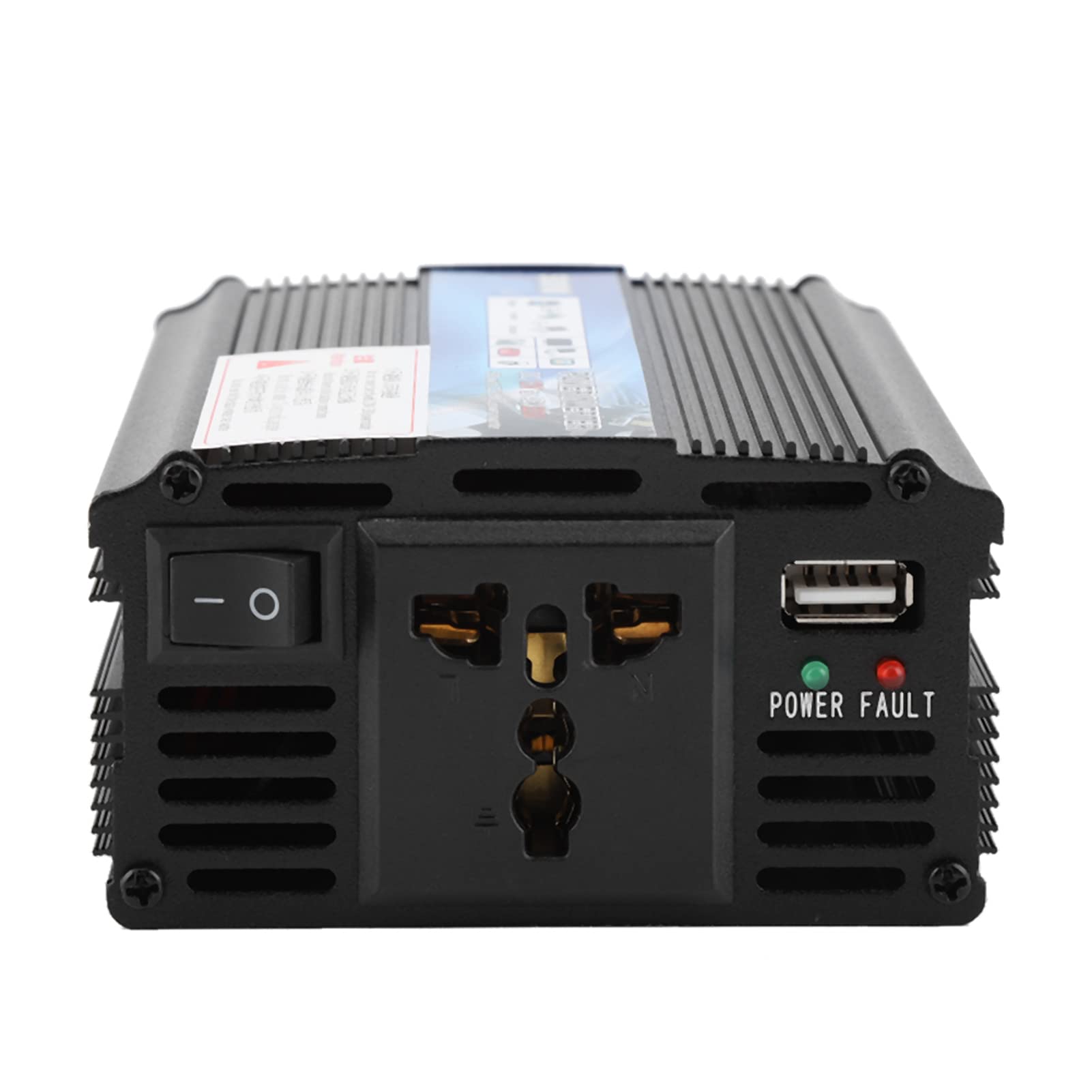 Inversor, Convertidor de Voltaje, Inversor Solar, Inversor de Panel Solar, Inversor 500W 12V a 220V/100V Convertidor con Panel Solar para el Hogar (12v a 220v/500W)