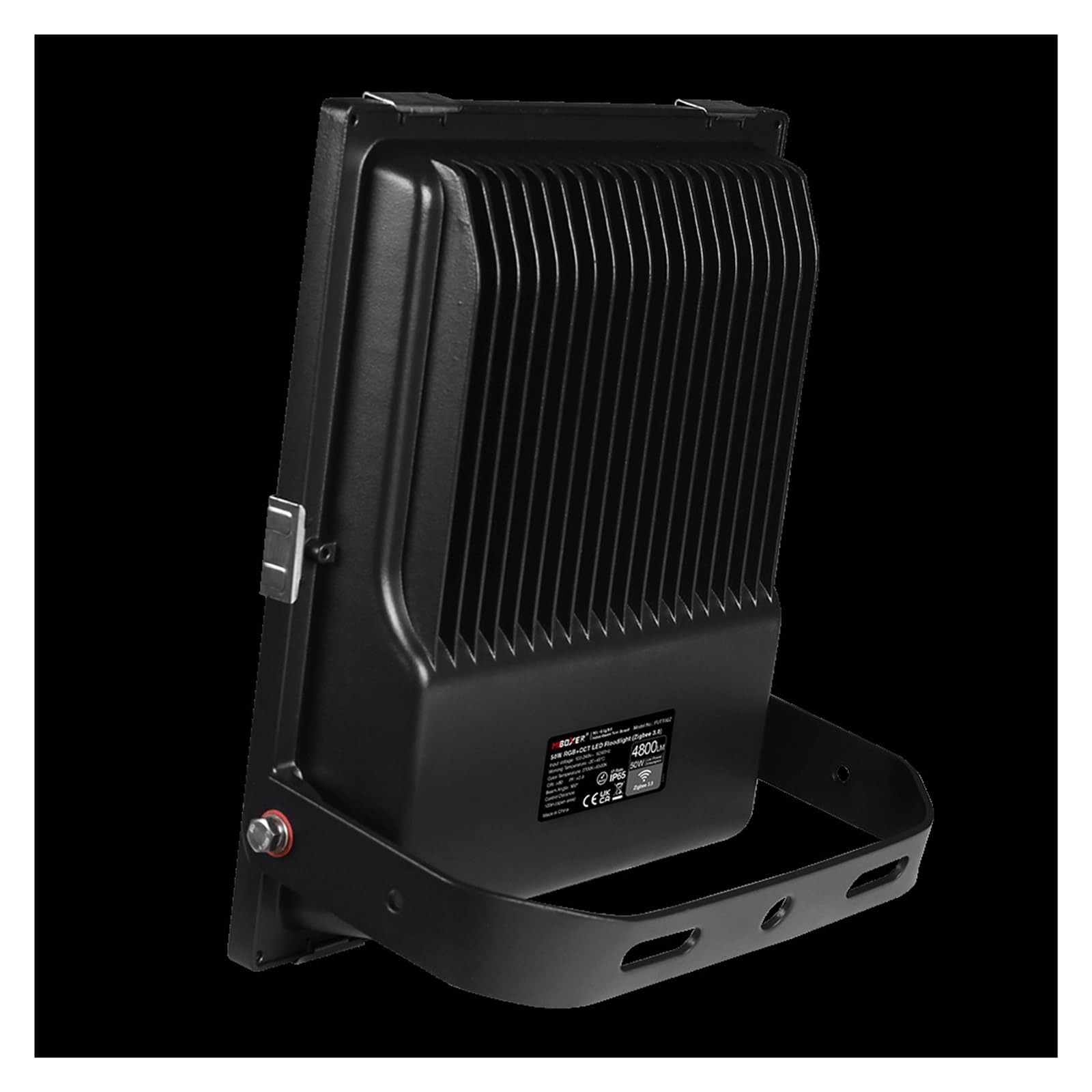 Luces de Seguridad 30W 50W WiFi Inteligente RGB + CCT Reflector LED (Zigbee 3.0) IP65 Iluminación De Paisaje Al Aire Libre A Prueba De Agua APLICACIÓN Control De Voz para Patio, jardín (Color : ZB-Bo