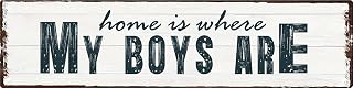 My Boys Are Street Sign Retro Funny Wall Decor Metal Tin Signs Fall Season Horror Theme Inappropriate Humor Bar Home College Dorm Decor 16x4 in