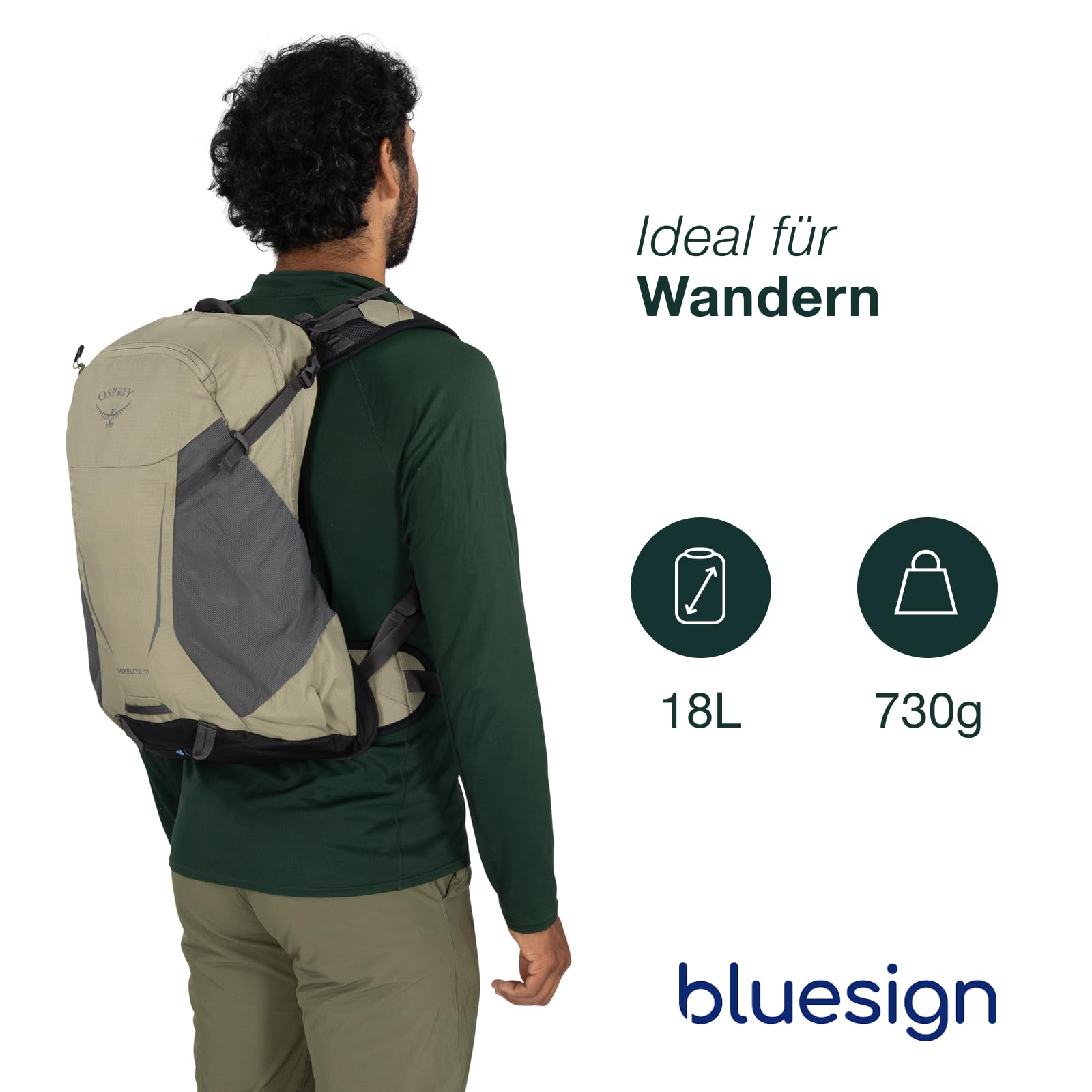 Osprey Unisex Hikelite 18 Backpack