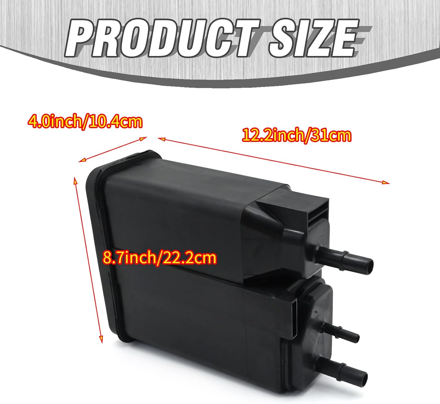 Vapor Canister Evap Canister Replacement for Chevrolet Silverado 1500 Chevy Express 3500 4500 Replacement for GMC Sierra 1500 Workhorse W42 W62,Replaces 15137021 12569373 911-095 215-608