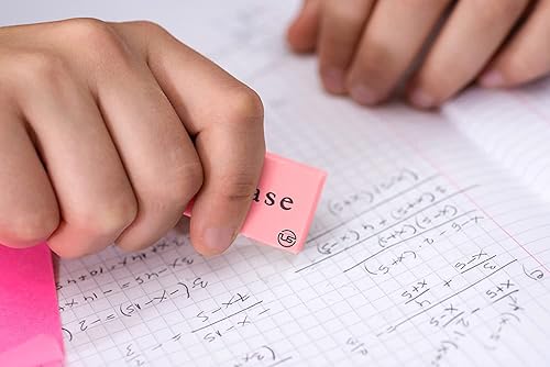 Miniatura 5 de Borradores rosados, borradores para niños, borradores de goma, 120 unidades, borradores a granel para suministros escolares, arte y uso de oficina