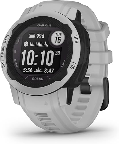 Miniatura 2 de Garmin Instinct 2S Solar, reloj inteligente con GPS resistente de tamaño más pequeño para exteriores con soporte y tela