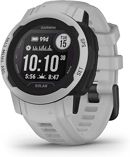 Garmin Instinct® 2 Solar, Mist Gray, Rugged GPS Smartwatch