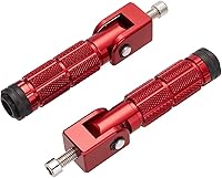 Vista 20 de M8 Estriberas Plegables para Motocicleta Estriberas Delanteras Coche Eléctrico Antideslizantes Reposapiés Traseros Bicicleta 90 Grados Fijo Plegable