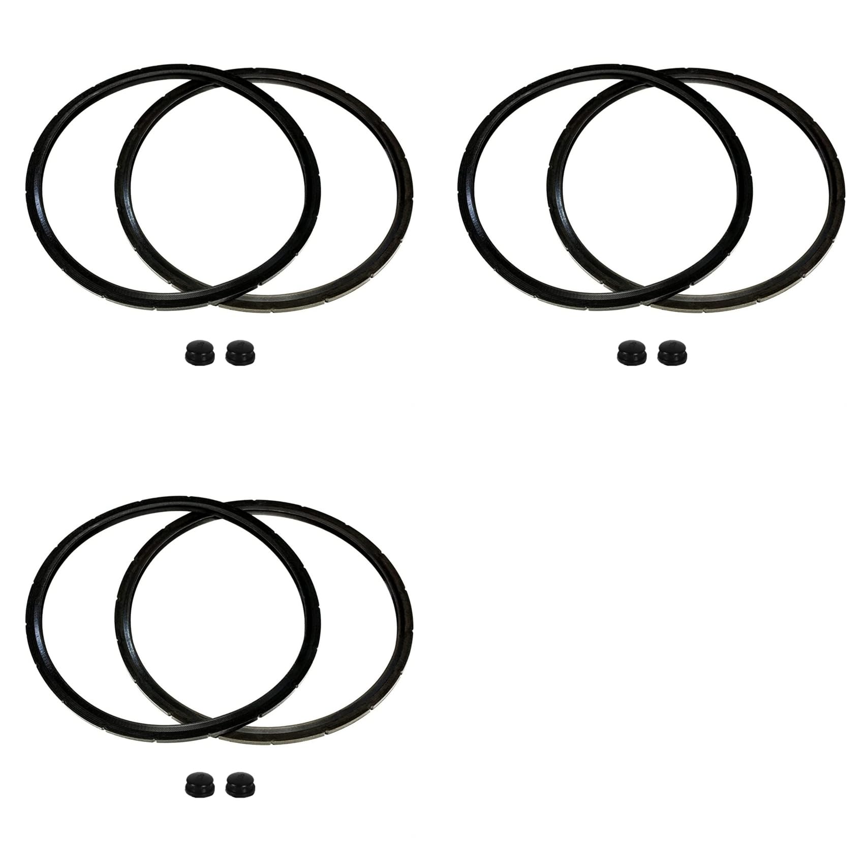 Hndhbfgrt 6X 09985 Pressure Canner Sealing Ring & Overpressure Plug Gasket Fits Presto 01745 01751 01755 01781 01782 01784