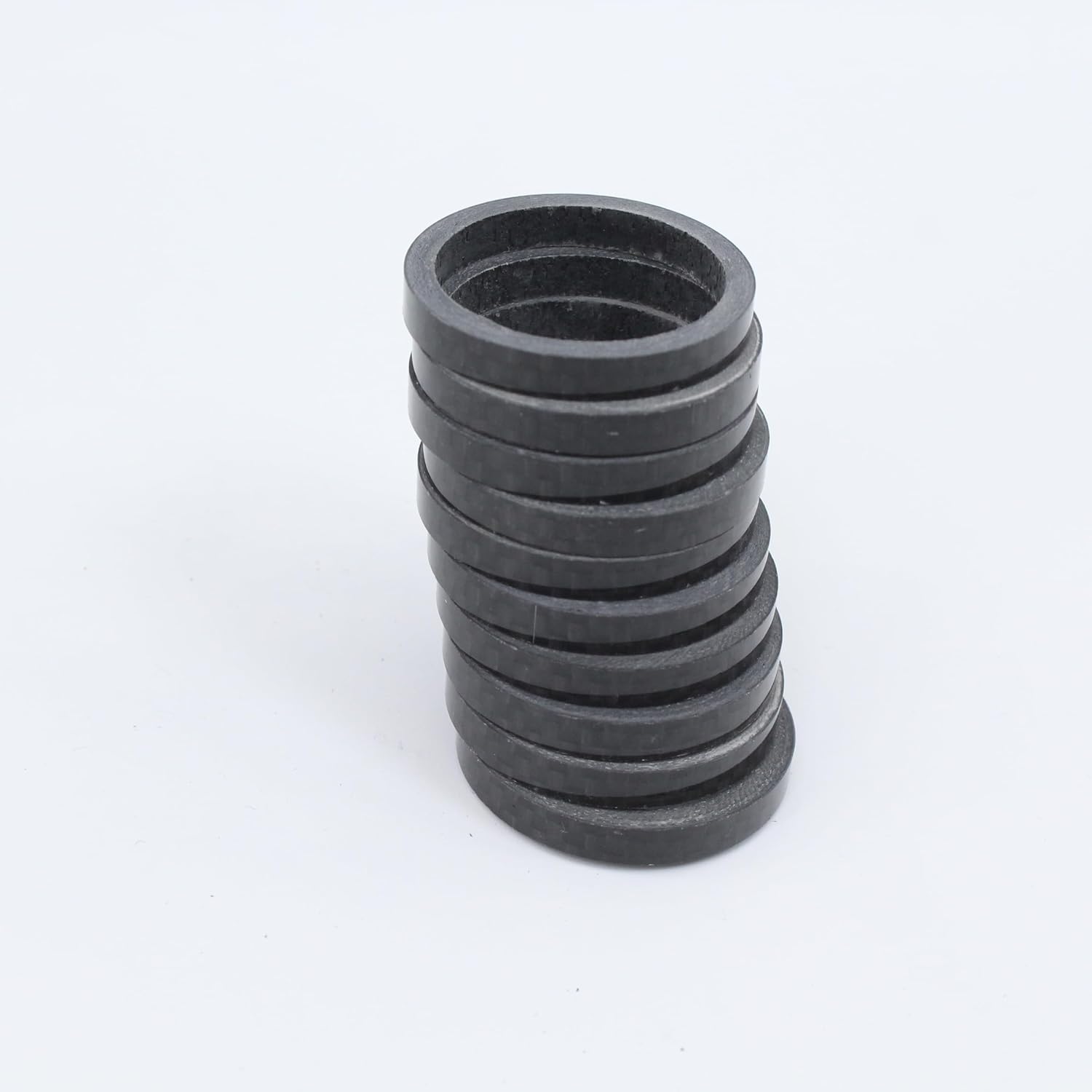10pcs 5mm Road Bike 3K Full Carbon Fibre Headsets Washer Mountain Bicycle Stem Carbon Spacers Bike Parts for Bikes