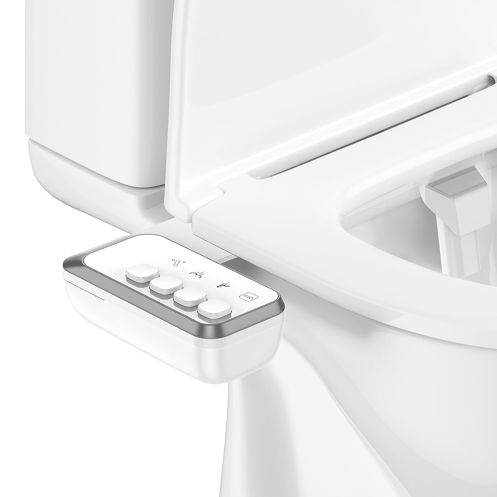 Bidet Attachment for Toilet Non-Electric Cold Water Bidet Toilet Seat Attachment with Pressure Controls Self-Cleaning for Frontal Rear