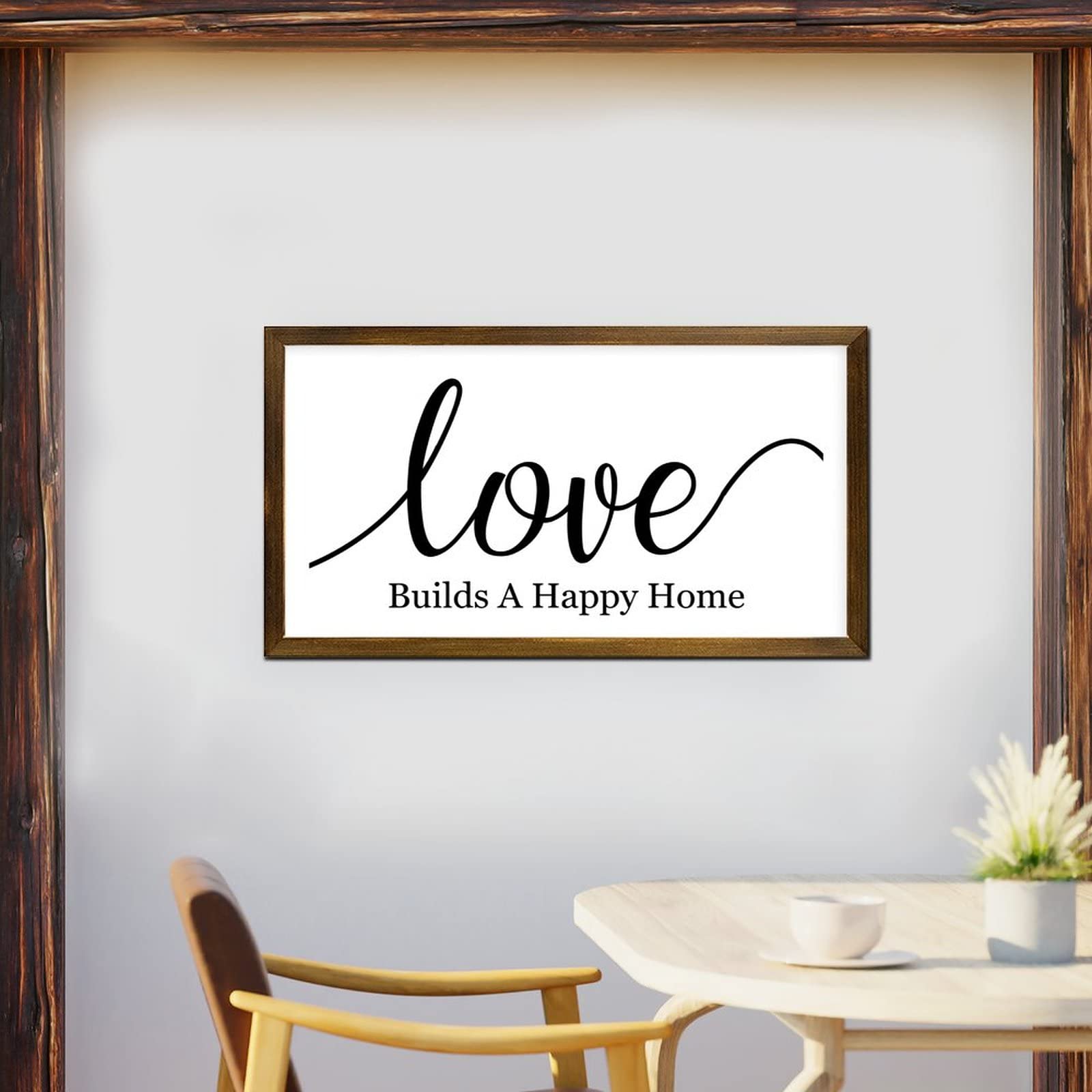 CITAZIONE DA MURO FAMIGLIA LOVE ADESIVO PARETE Decalcomania Artistica V35 - Foto 4