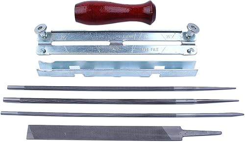 Miniatura 2 de Para 3/16 "0.189 in 7/32" 0.217 in 5/32" 0.157 in redondo plano afilado afilado afilado fuerza archivos titular mango kit motosierra cadena