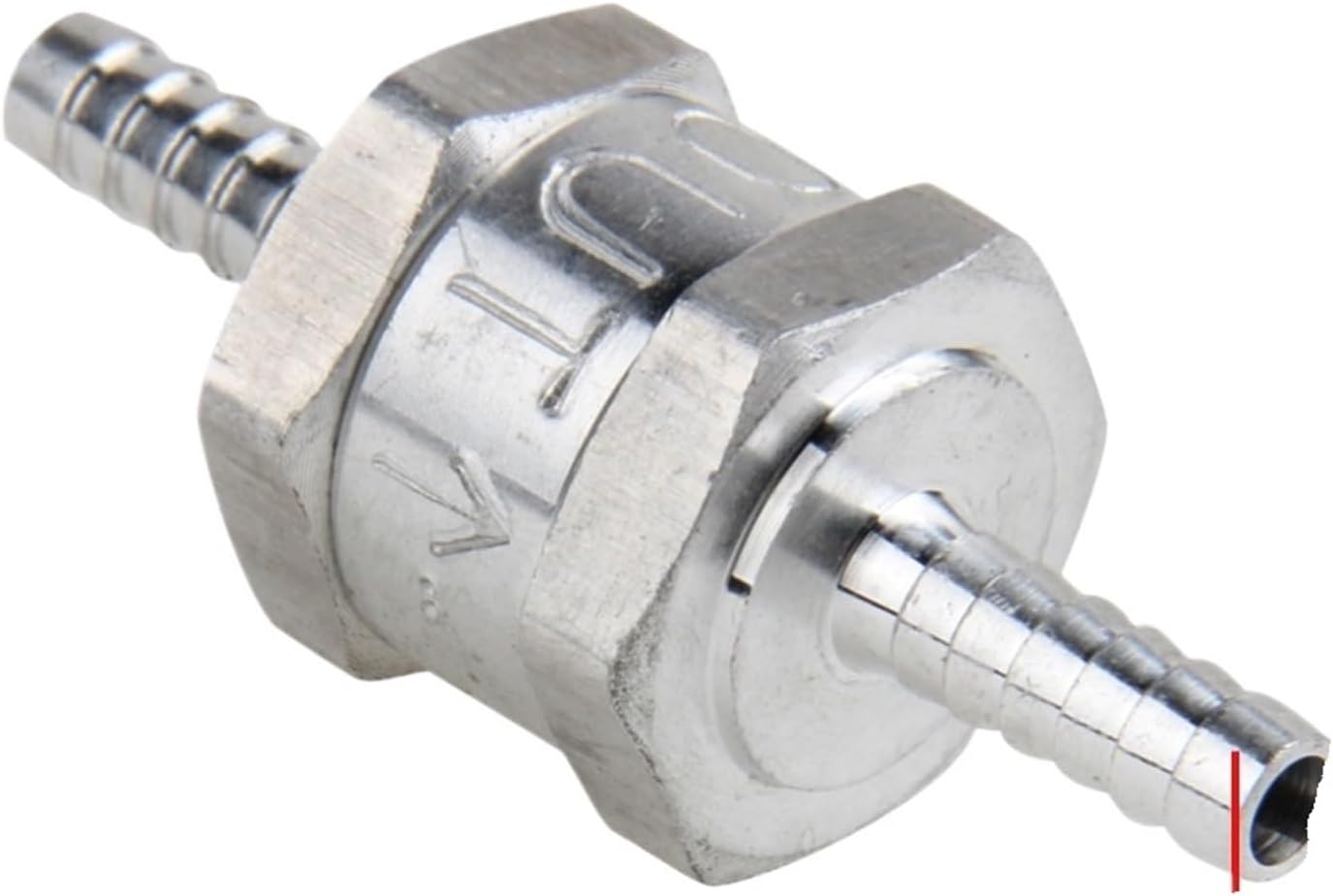 1pcs 6mm Aluminium 1-Way Non-Return Check Valve