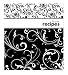 Recipe Binder Set with Plastic Page Protectors and Recipe Cards, Black and White