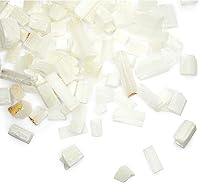 Vista 4 de Varitas pequeñas de selenita, varillas de cristal curativo (2 libras) - Polvo de selenita