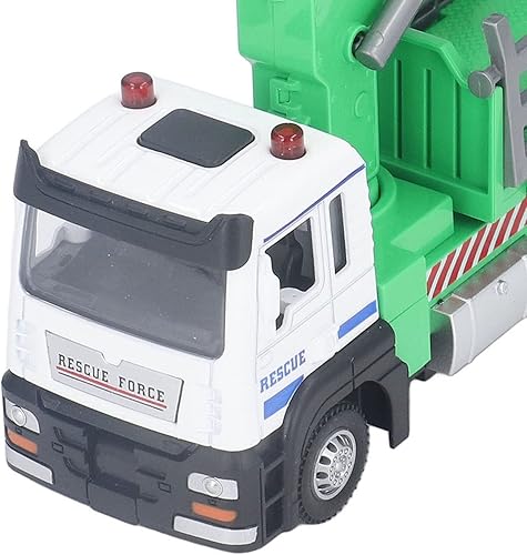 Miniatura 9 de Camión de madera Juguete 132 Modelo de vehículo de registro con efecto de música ligera para 6 años de edad arriba (verde)