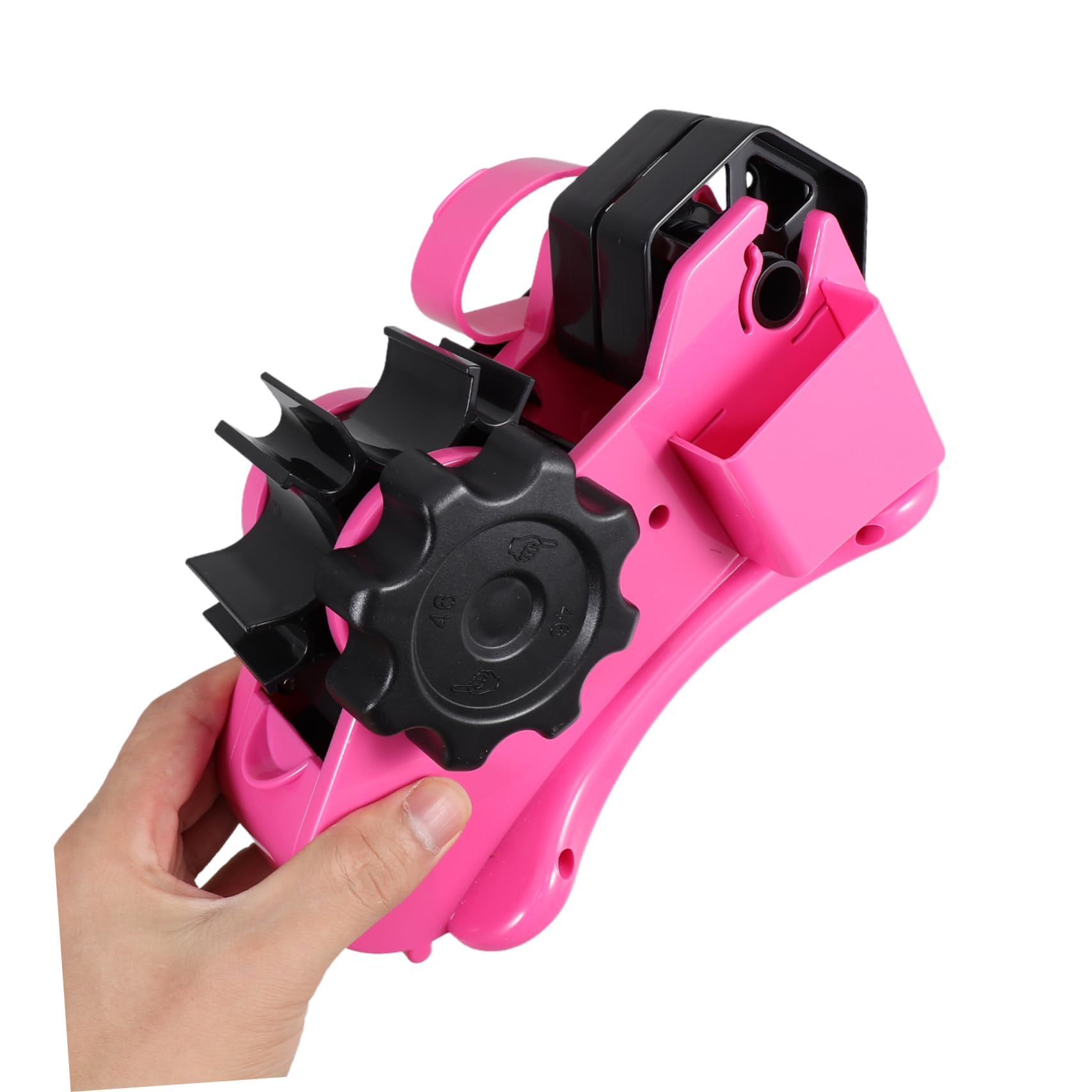Distributore di Nastro Adesivo da Ufficio in Plastica Trasparente | Taglierina Precisa, Uso per Riparazioni e Viaggio, Design Semplice ed Elegante
