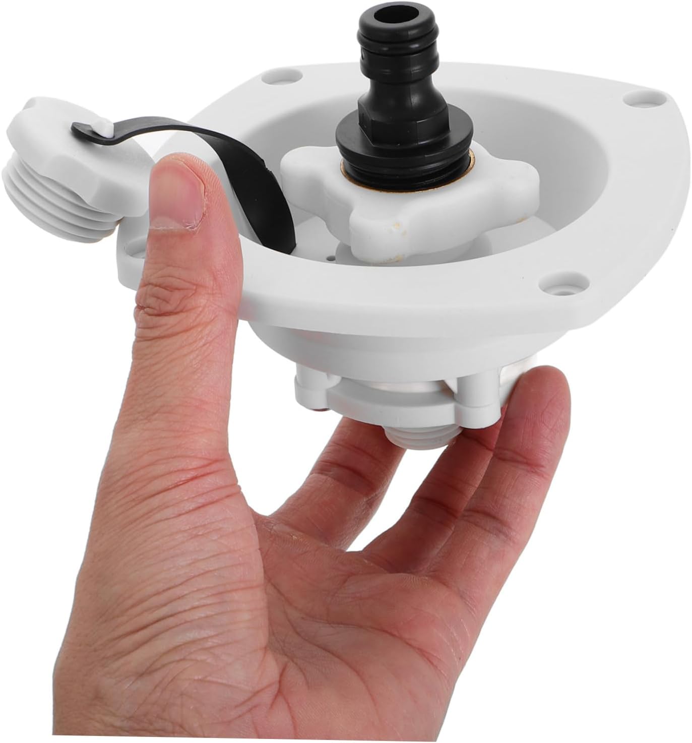 STOBAZA RV Water Fill Inlet Replacement Cap Swivel Design Fresh Water Valve Suitable for Camper and Trailer Applications