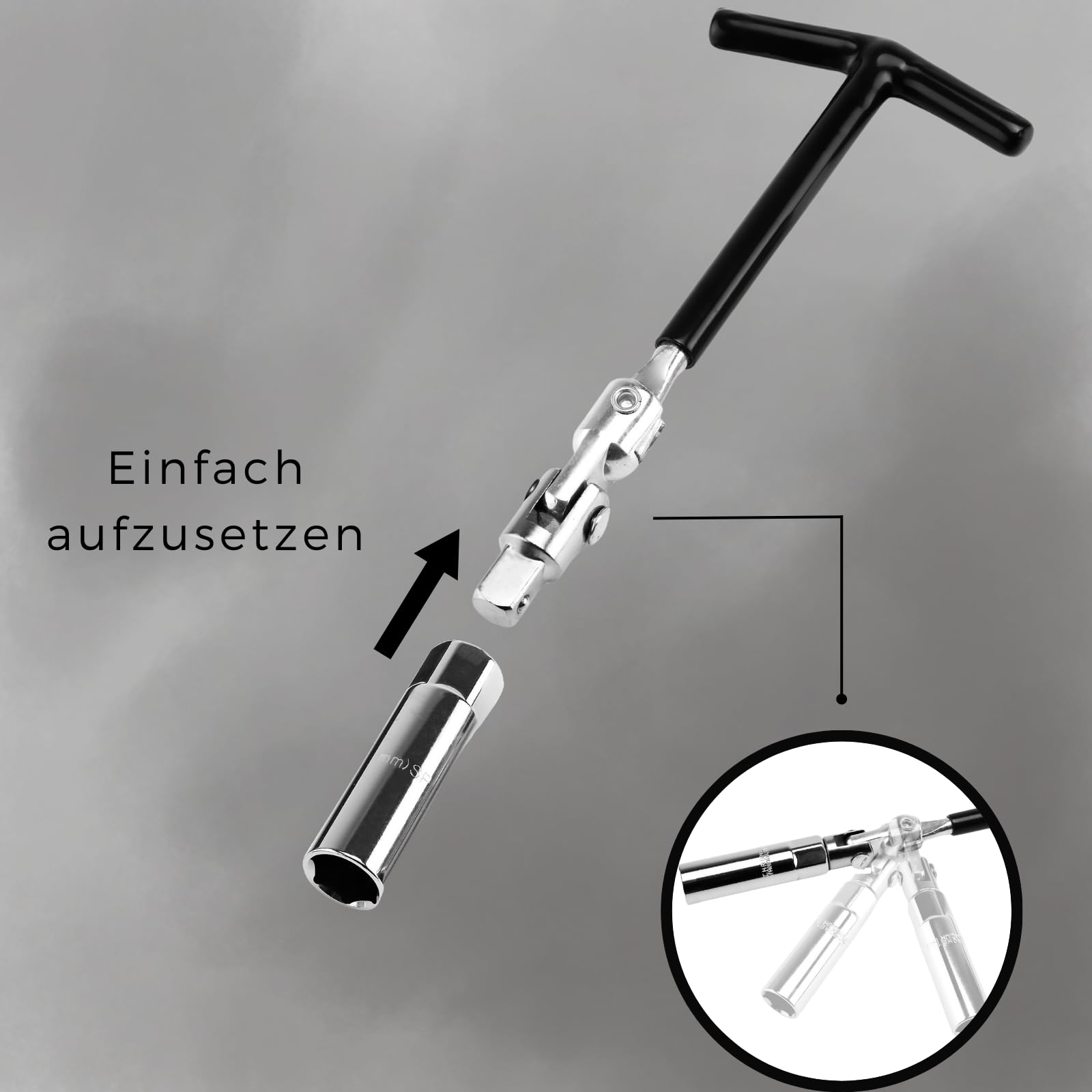 Zündkerzenschlüssel Set 16mm/18mm/21mm - Flexibel & Praktisch Für Auto & Motorrad