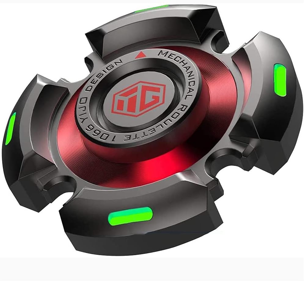 CLLOE Fidget Spinners Hand Spinner Toy Hand Spinner Glow in The Dark Spinning Toys Stress Anxiety ADHD Relief Fidgets Toy Metal Finger Hand Spinner Toys for Interactive Toys Kids Adult