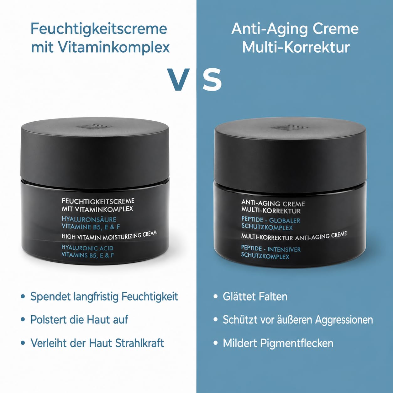 Academie Derm Acte Creme Hydratante Vitaminee, 50 ml | Feuchtigkeitscreme Gesicht mit 3 Hyaluronsäuren und Vitaminen für hydratisierte, glatte und strahlende Haut.
