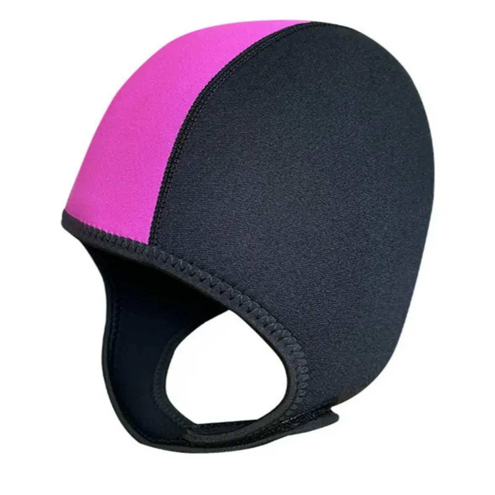 Gorro de buceo neopreno 3 mm para adultos con correa de barbilla negra ajustable 8