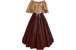 Plus Size Victorian Dress with Mushroom Corset