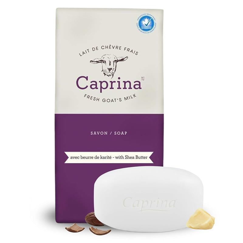 Caprina by Canus Sabonete em barra com manteiga de karité e leite de cabra, 6 unidades