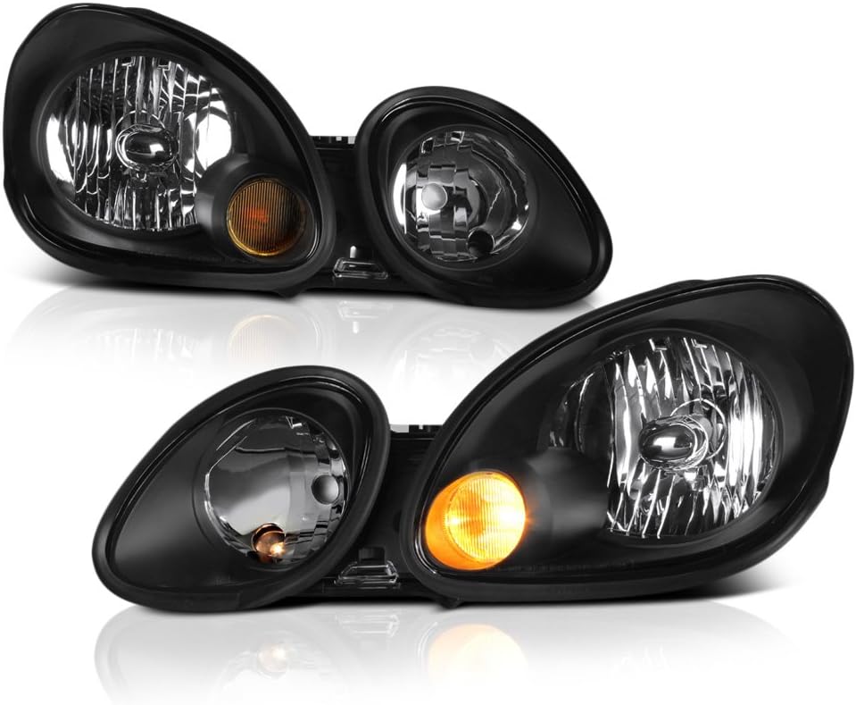 VIPMOTOZ Black Housing OEStyle Headlight Headlamp Assembly