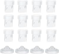 Vista 8 de 4 válvulas de pico de pato y 2 piezas de diafragma de silicona compatibles con el extractor de leche portátil Momcozy M5, piezas de repuesto