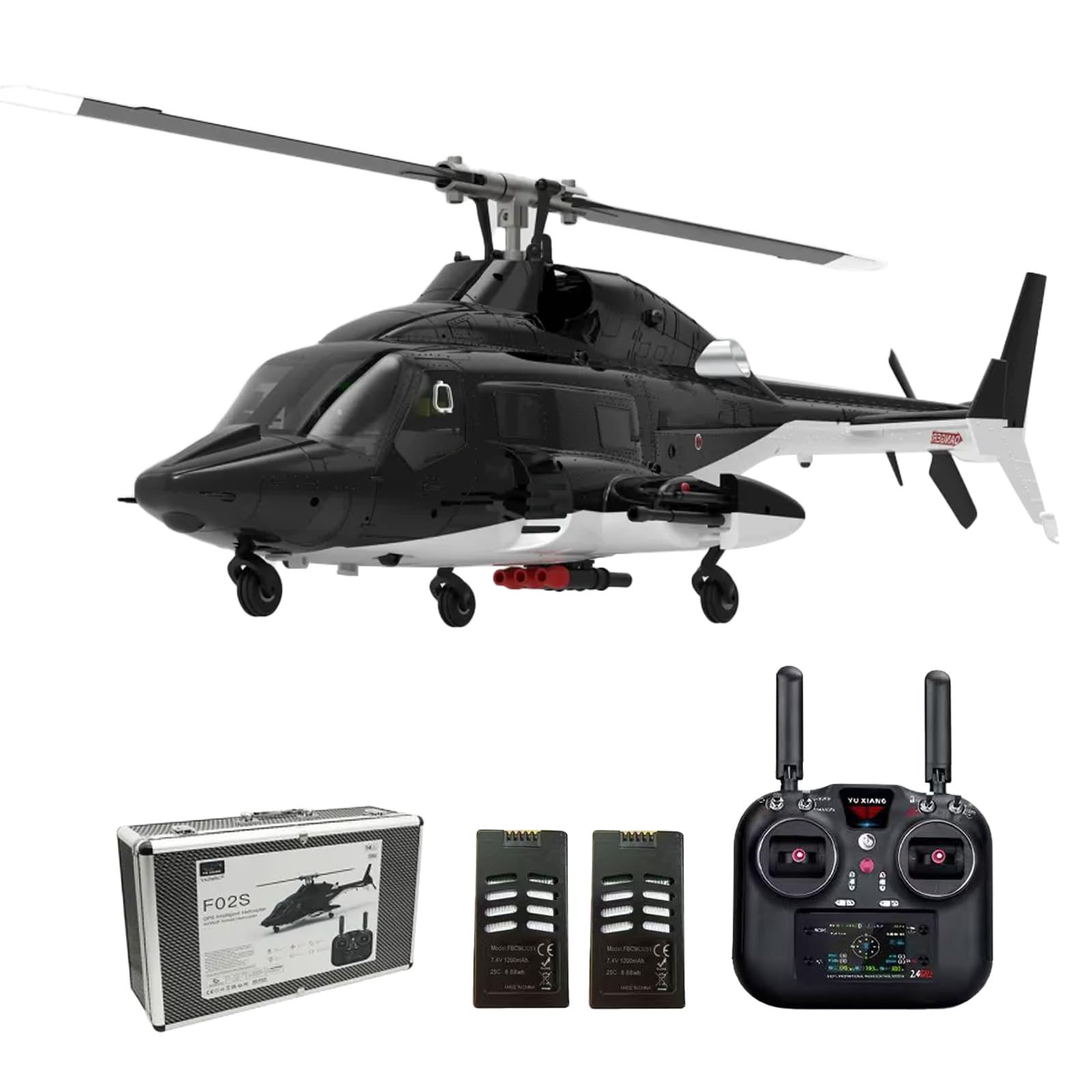 Amazon.com: Hanll YUXIANG F02S 1:34 Scale 8CH GPS RC Helicopter