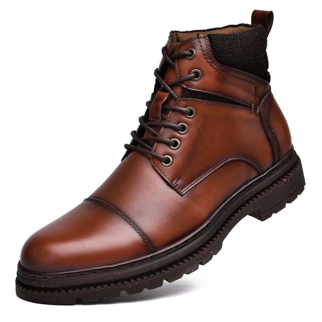 Arkbird Men's Chukka Boots Genuine Leather Ankle Boot for Men Classic Casual Oxford Style Footwear