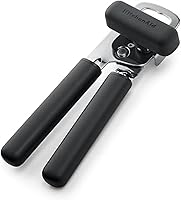KitchenAid Multifunction Can Opener with Bottle Opener - Ergonomic Handles, Razor-Sharp Steel Wheel for Easy Can Opening