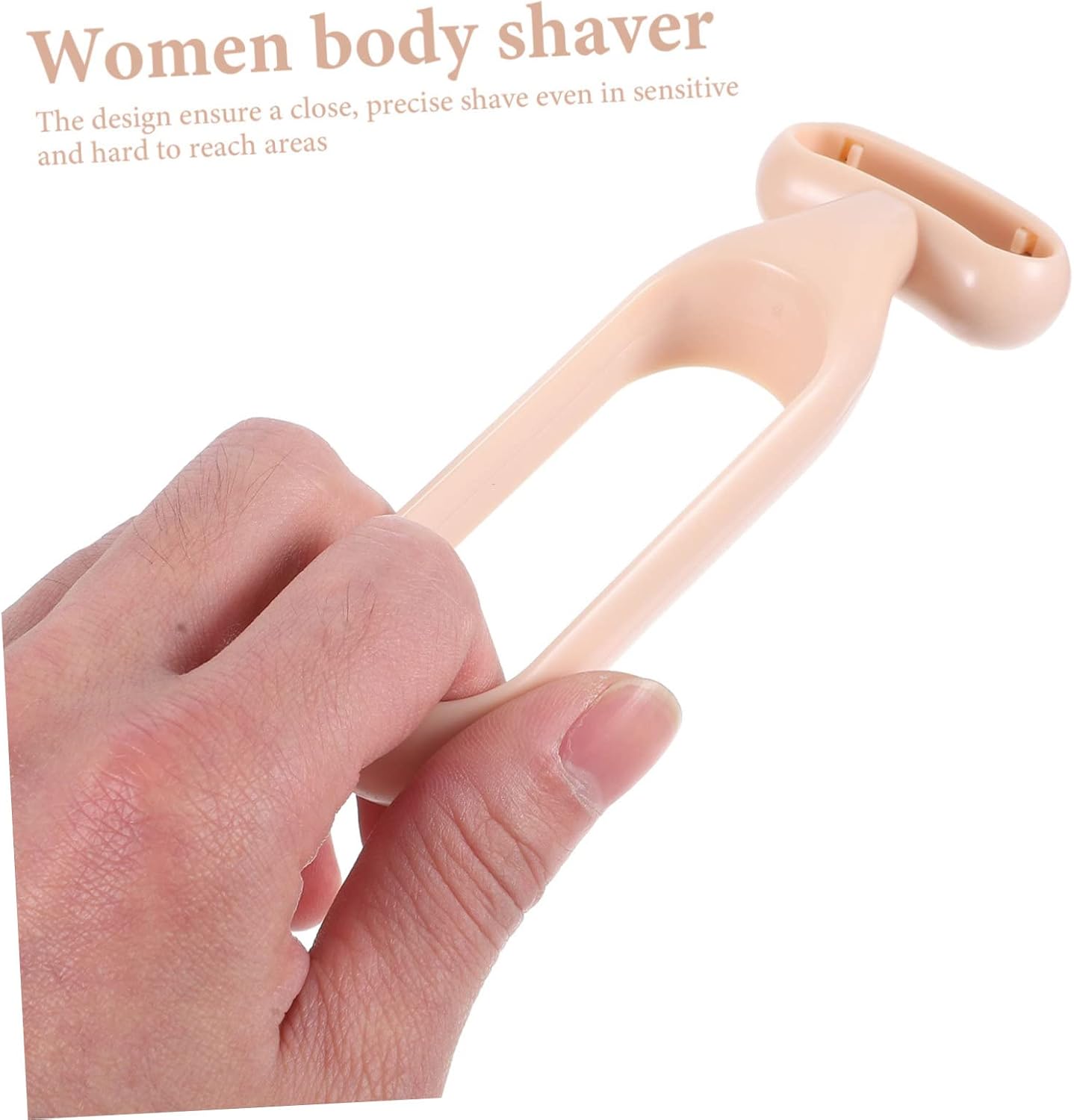 Gatuida 2pcs Body Hair Trimmer for Women Manual Armpit and Leg Hair Remover Design for Safe Shaving Portable Personal Grooming Tool for Home Travel Use