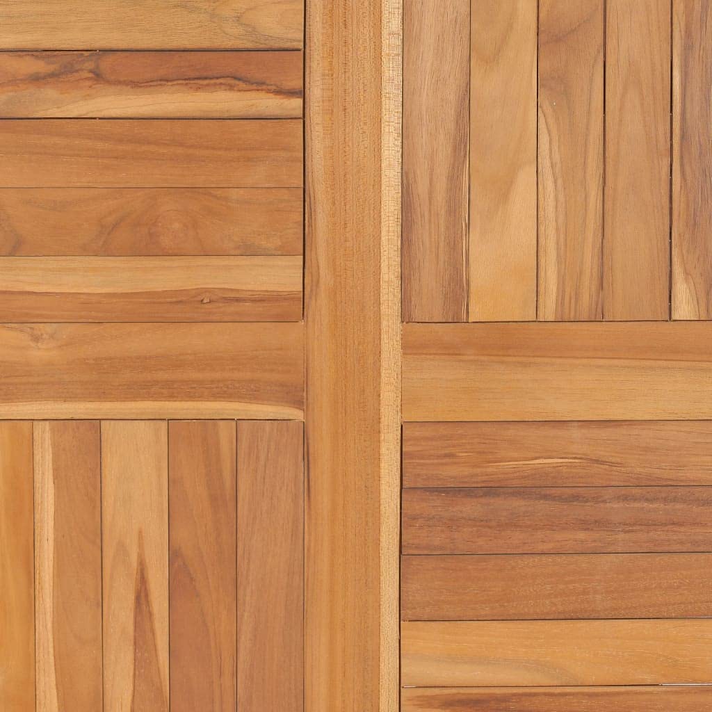 Tidyard Tischplatte Massivholzplatte Holzplatte Ersatztischplatte Holz Platte für Esstisch Esszimmertisch Massivholz Teak Rund 2,5 cm 90 cm