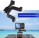 Create idea Avata 2 Sports Camera Expansion Bracket Compatible with DJI Avata 2 Drone Expansion Bracket Accessories, Black