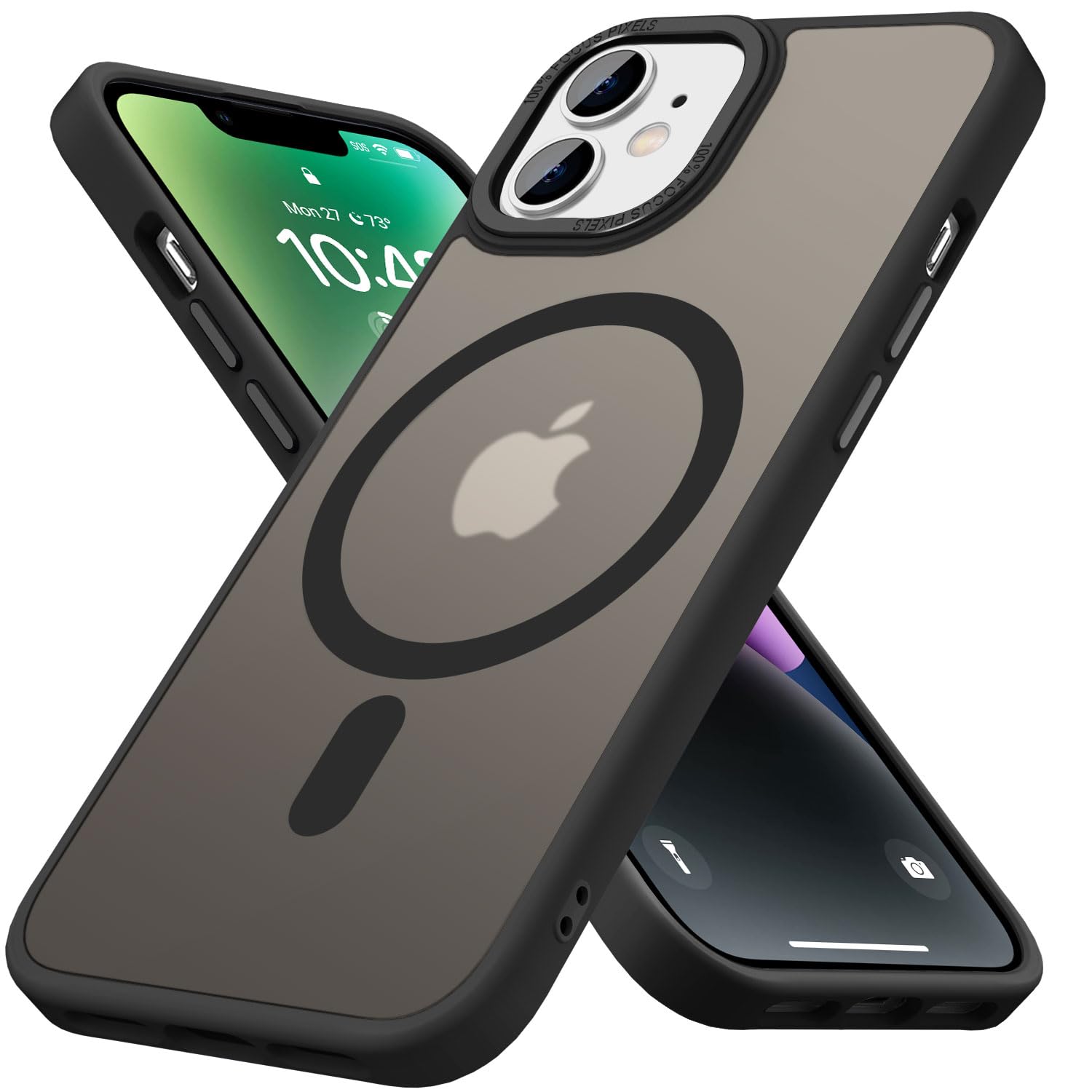 HIYUUTTBS Clear Case for iPhone 11 Case 6.1-Inch, Drop Protection Anti-Scratch Shockproof Slim Translucent Matte Non-Yellowing iPhone 11 Case for