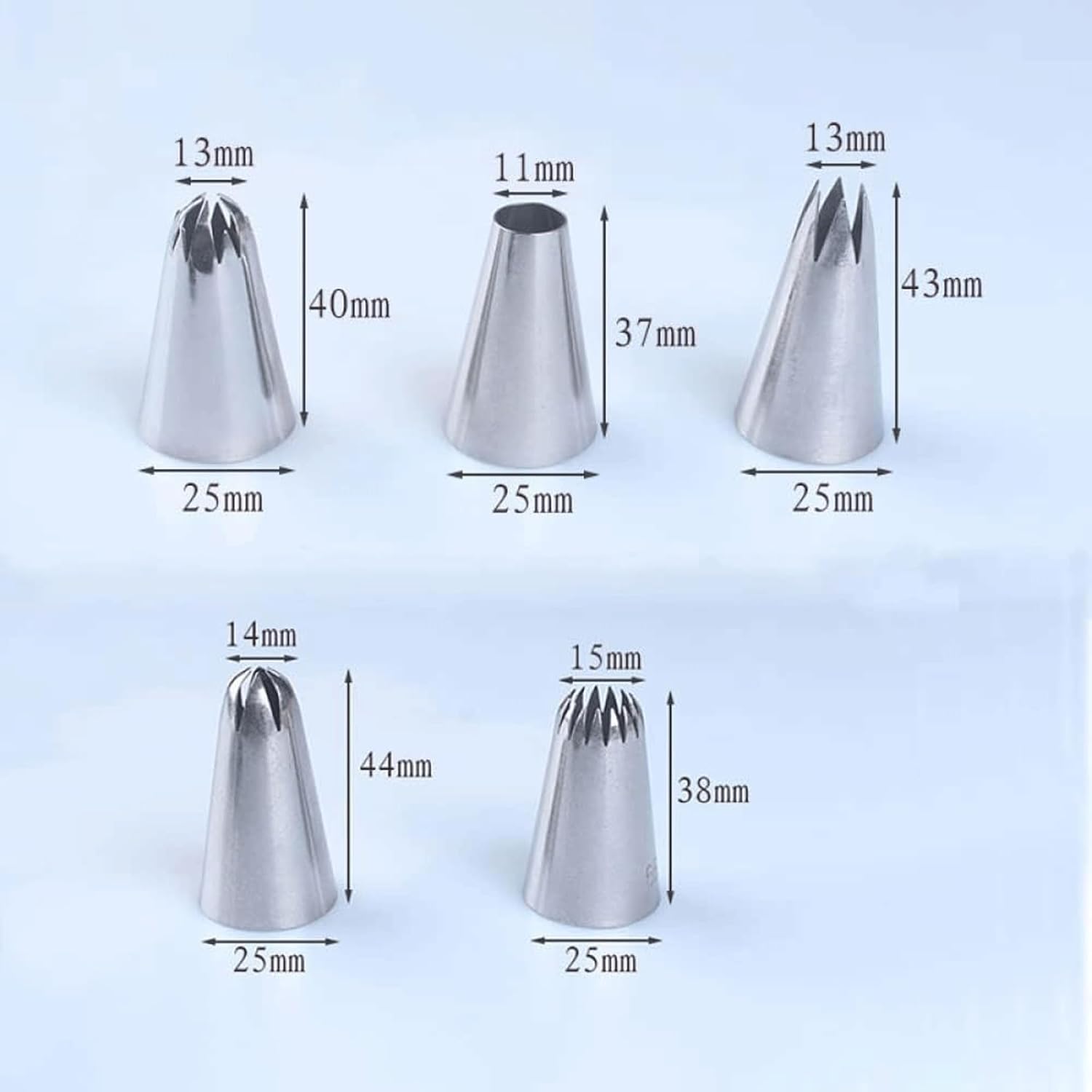 Cake Piping Nozzles Flower Cream Cake Piping Tips Shape Decor Cake Piping Pastry Icing Dispensers Biscuit Icing Nozzles