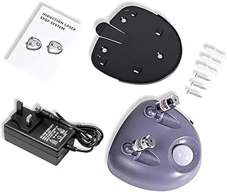 110-220V Laser Garage Aid Guide Stop Light System Dual End Auxiliary Parking Equipment Car Laser Garage Auto Parking Body Sensor(UK)