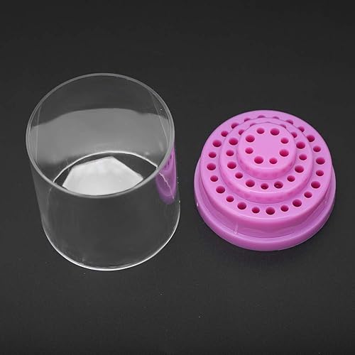 Miniatura 6 de Estuche organizador de 48 ranuras para brocas de uñas, soporte organizador de herramientas de manicura, soporte de exhibición para impresora de