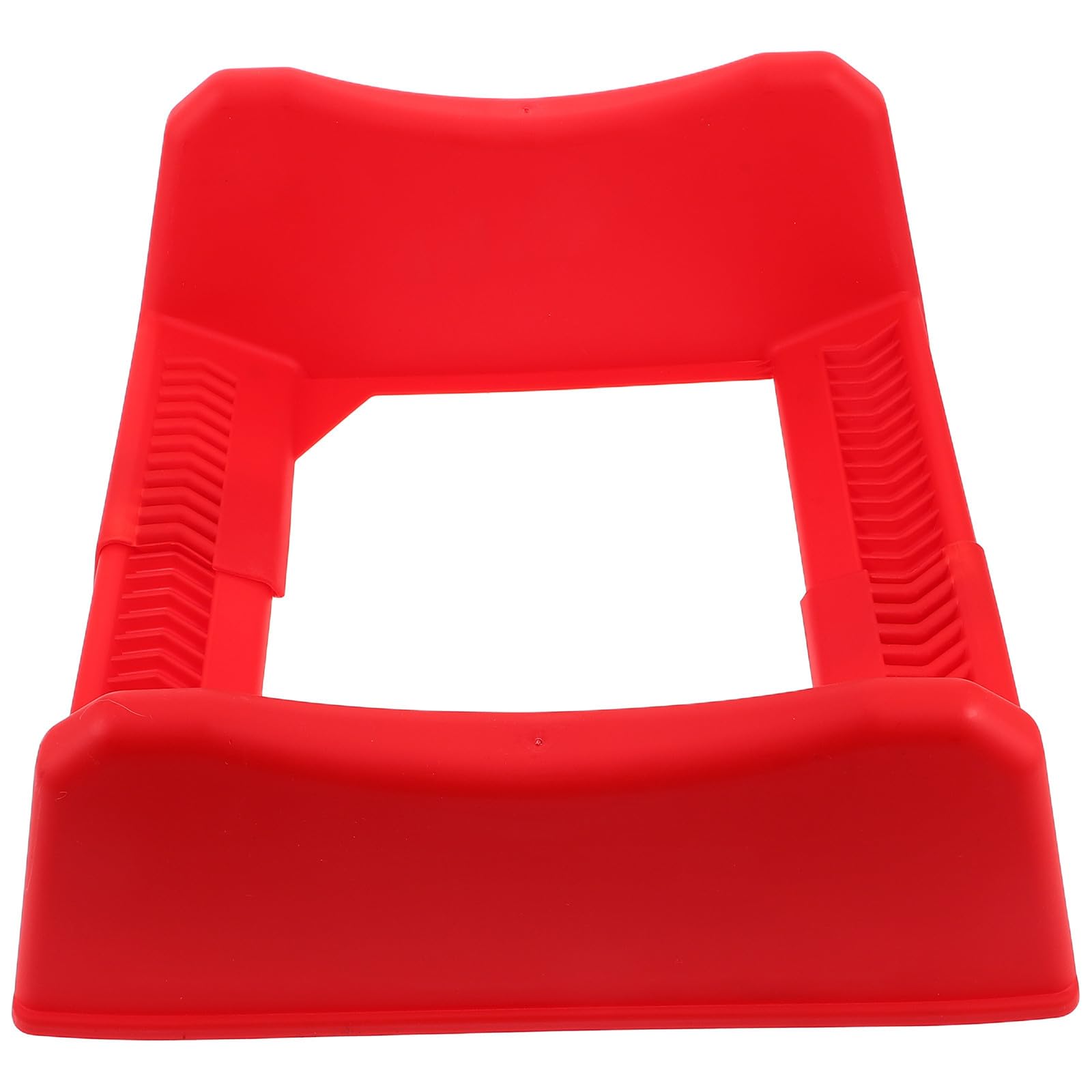 Scaffale Porta Pneumatici Impilabile in Plastico Rosso Design Regolabile e Installazione Facile per Uso Residenziale e Commerciale in Garage