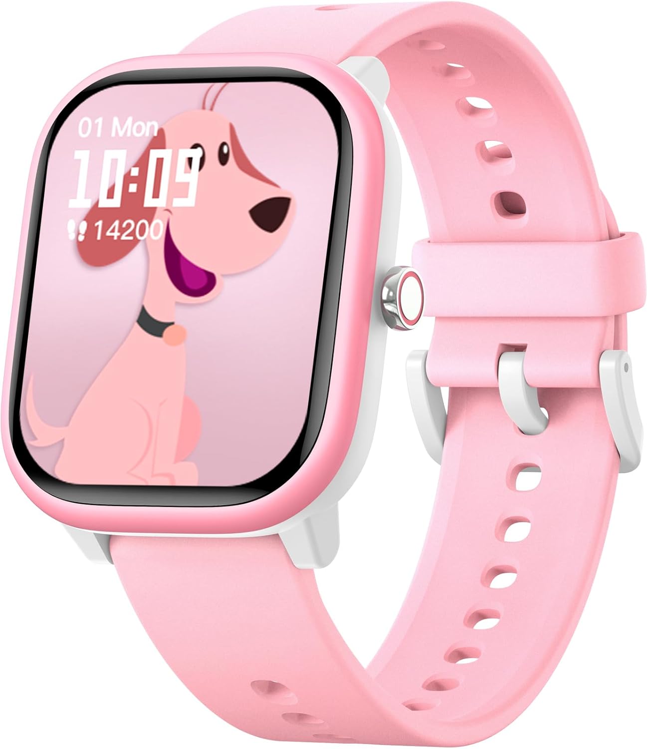Smart Watch for Kids Girls Boys No APP/Phone Needed, 1.8" IP68 Waterproof Sport Kids Watch Pedometer, Heart Rate, Sleep Monitor, Step Counter, 12 Puzzle Games for Girls Boys Teens 6-16