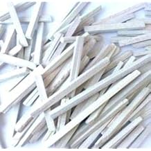 50 Pieces White Slate Pencils Natural Stone-Cut Chalk Pencils for Writing, Drawing, Crafting, and School Use