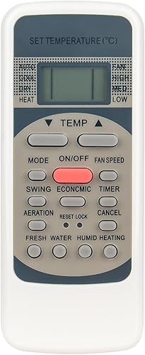 Miniatura 3 de R51C Mando a distancia de repuesto -ALLIMITY- apto para Midea AC aire acondicionado remoto RG51M5/(C) EU Milexus RG51M5/EU