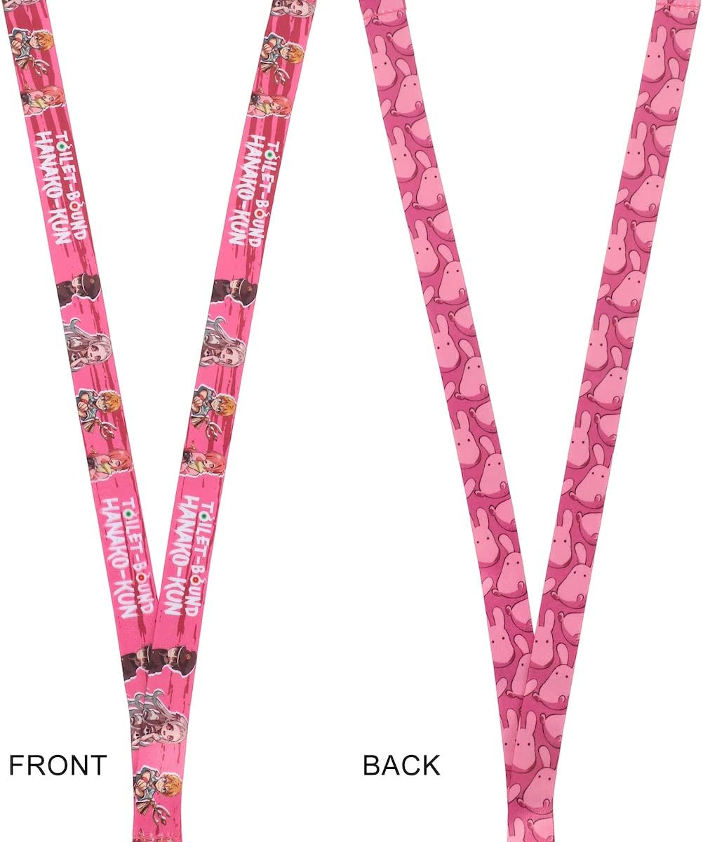Toilet-Bound Hanako-Kun Lanyard with Neck Breakaway and Metal Charm